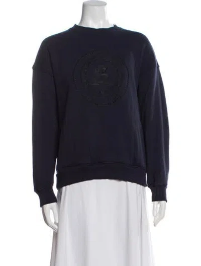 Pre-owned Acne Studios Crew Neck Sweater In Blue