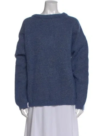 Pre-owned Acne Studios Crew Neck Sweater In Blue