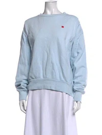 Pre-owned Acne Studios Crew Neck Sweater In Blue