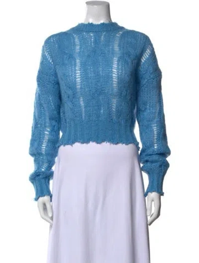Pre-owned Acne Studios Crew Neck Sweater In Blue