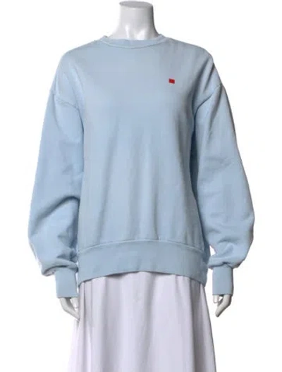 Pre-owned Acne Studios Crew Neck Sweater In Blue