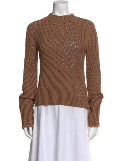 Pre-owned Acne Studios Crew Neck Sweater In Brown