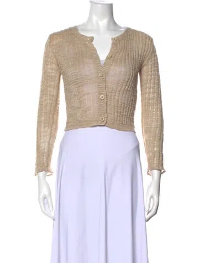 Pre-owned Acne Studios Crew Neck Sweater In Brown