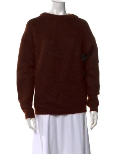 Pre-owned Acne Studios Crew Neck Sweater In Brown