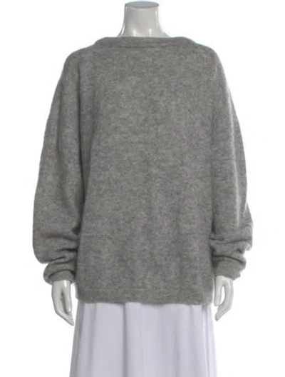 Pre-owned Acne Studios Crew Neck Sweater In Gray