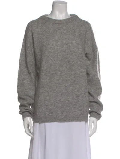 Pre-owned Acne Studios Crew Neck Sweater In Gray
