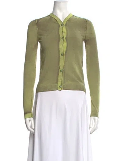 Pre-owned Acne Studios Crew Neck Sweater In Green
