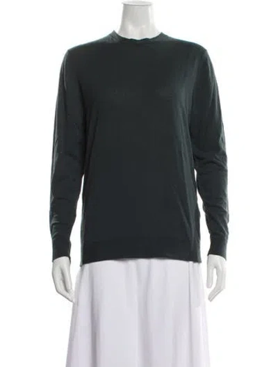 Pre-owned Acne Studios Crew Neck Sweater In Green