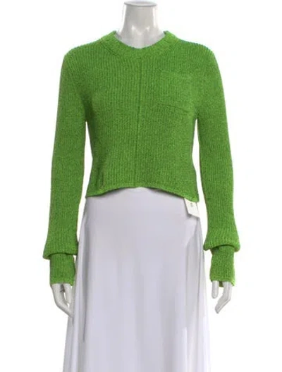 Pre-owned Acne Studios Crew Neck Sweater In Green
