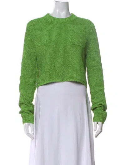 Pre-owned Acne Studios Crew Neck Sweater In Green