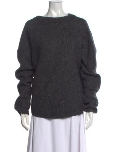 Pre-owned Acne Studios Crew Neck Sweater In Grey