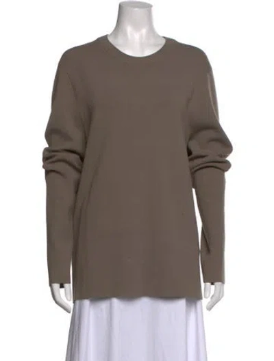 Pre-owned Acne Studios Crew Neck Sweater In Grey