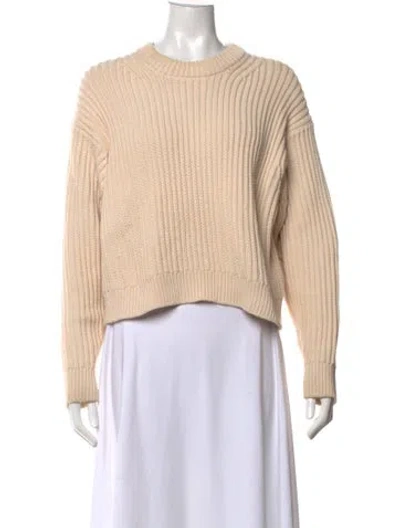 Pre-owned Acne Studios Crew Neck Sweater In Neutrals