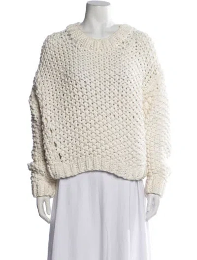 Pre-owned Acne Studios Crew Neck Sweater In Neutrals