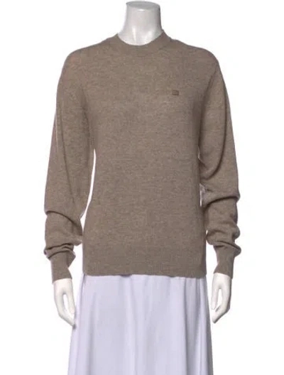 Pre-owned Acne Studios Crew Neck Sweater In Neutrals