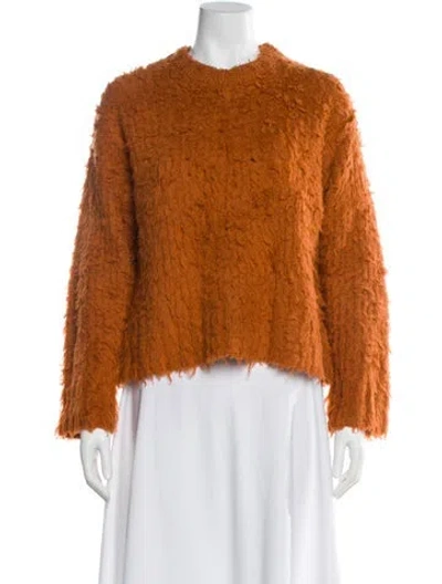 Pre-owned Acne Studios Crew Neck Sweater In Orange