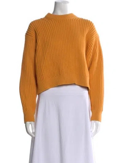Pre-owned Acne Studios Crew Neck Sweater In Orange