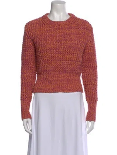 Pre-owned Acne Studios Crew Neck Sweater In Orange