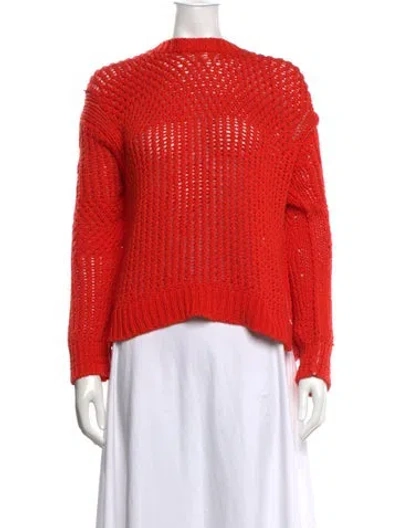 Pre-owned Acne Studios Crew Neck Sweater In Orange