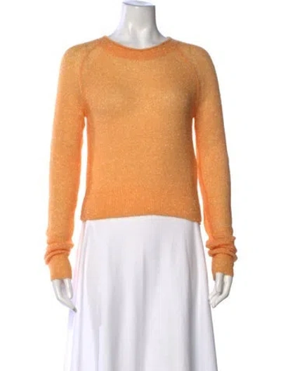 Pre-owned Acne Studios Crew Neck Sweater In Orange