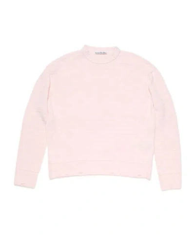 Acne Studios Knit Sweater In Dr5 Baby Pink
