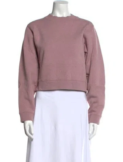 Pre-owned Acne Studios Crew Neck Sweater In Pink
