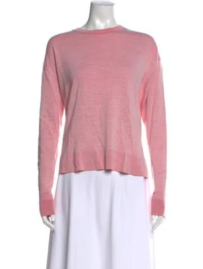Pre-owned Acne Studios Crew Neck Sweater In Pink