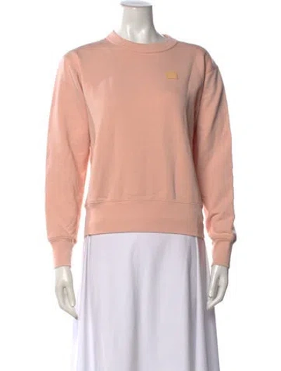 Pre-owned Acne Studios Crew Neck Sweater In Pink