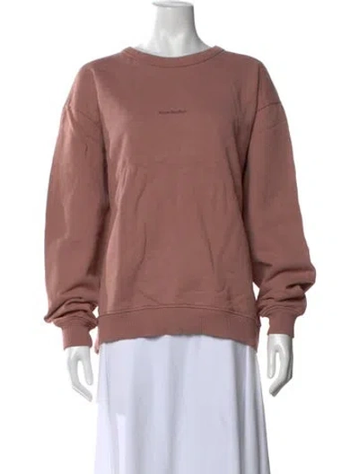 Pre-owned Acne Studios Crew Neck Sweater In Pink