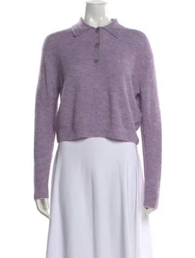 Pre-owned Acne Studios Crew Neck Sweater In Purple