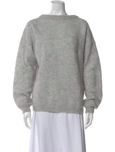 Pre-owned Acne Studios Crew Neck Sweater In Purple