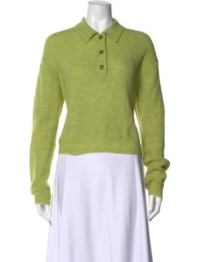 Pre-owned Acne Studios Crew Neck Sweater In Yellow
