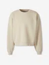 Acne Studios Crew Neck Sweatshirt In Neutral