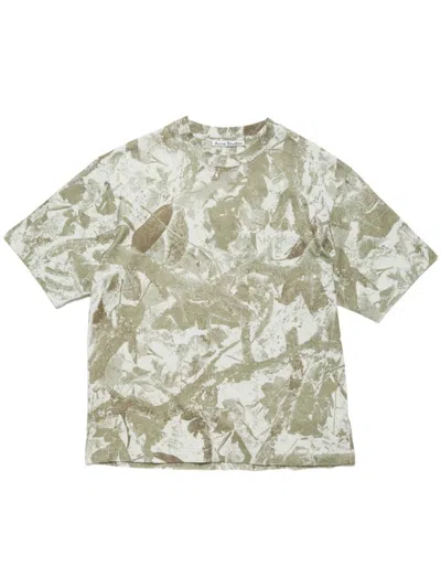 Acne Studios Crew-neck T-shirt In Drx Concrete Grey Ca