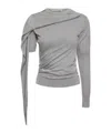 Acne Studios Crew Neck Top In Multi