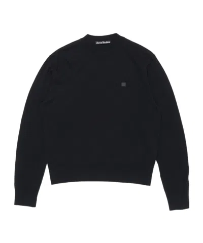 Acne Studios Crewneck Jumper In Black