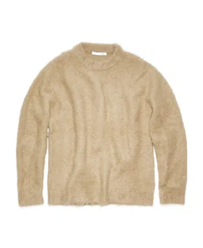 Acne Studios Crewneck Knitted Sweater In Nude