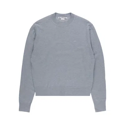 Pre-owned Acne Studios Crewneck Sweater 'dusty Blue' | Black | Men's Size S