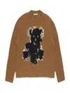 Acne Studios Crewneck Sweater In Brown