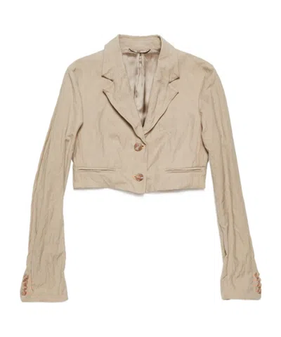 Acne Studios Jacket In Beige