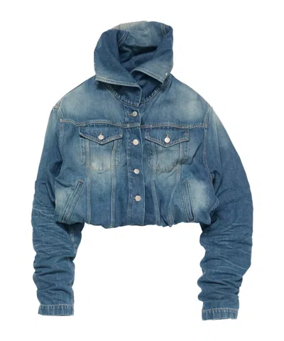 ACNE STUDIOS ACNE STUDIOS CRINKLED DENIM JACKET