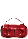 Acne Studios Multipocket Micro Bag In Red