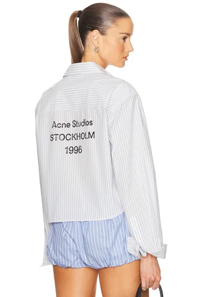 Acne Studios Crop Button Up Top
