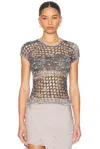 Acne Studios Kambon Tweedy Crochet Top