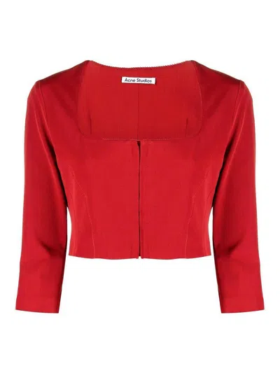 ACNE STUDIOS CROPPED BLOUSE