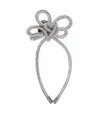 Acne Studios Crystal-embellished Clip-on Earring In Silver