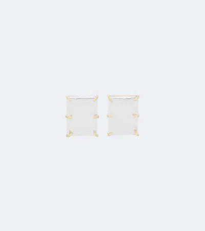 Acne Studios Crystal-embellished Earrings In Gold