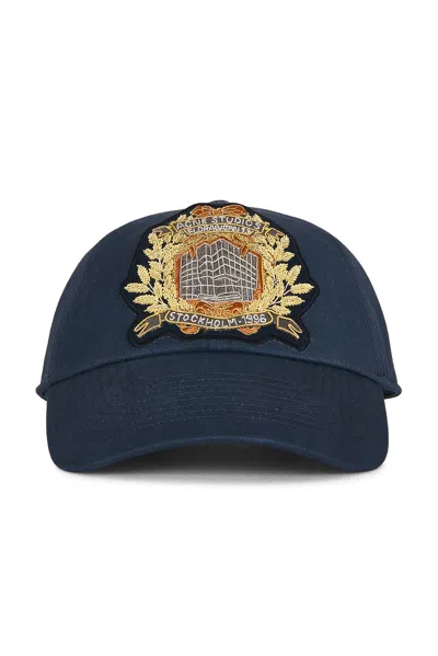 Acne Studios Cuddy Crest Logo In Blue