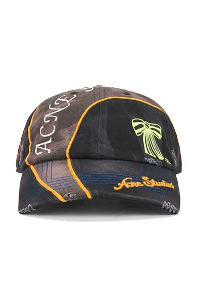 Acne Studios Cuddy Sponsor Cap In Multi