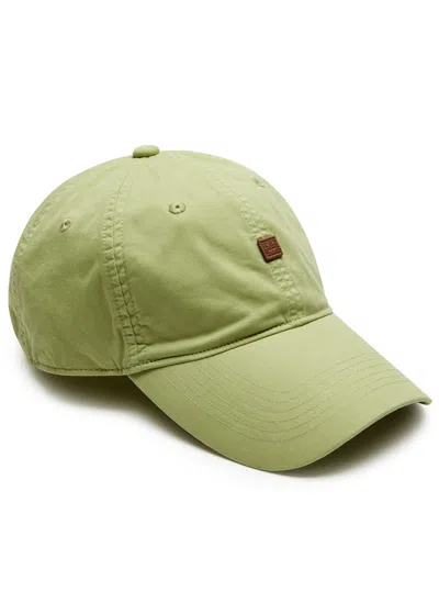 Acne Studios Cunov Cotton Cap In Light Green